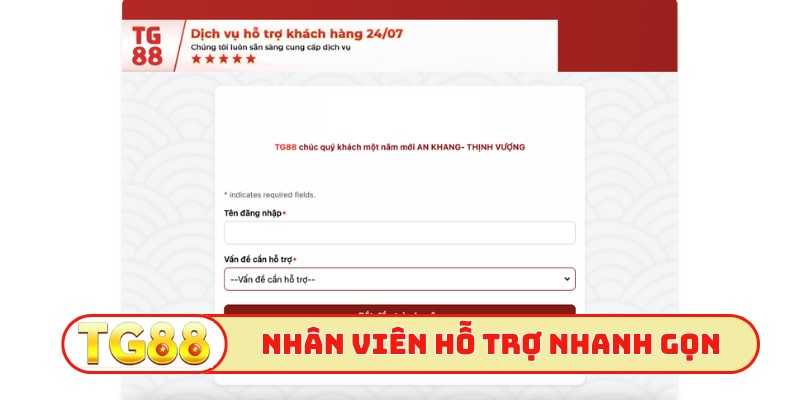 Nhân viên CSKH hỗ trợ nhanh gọn