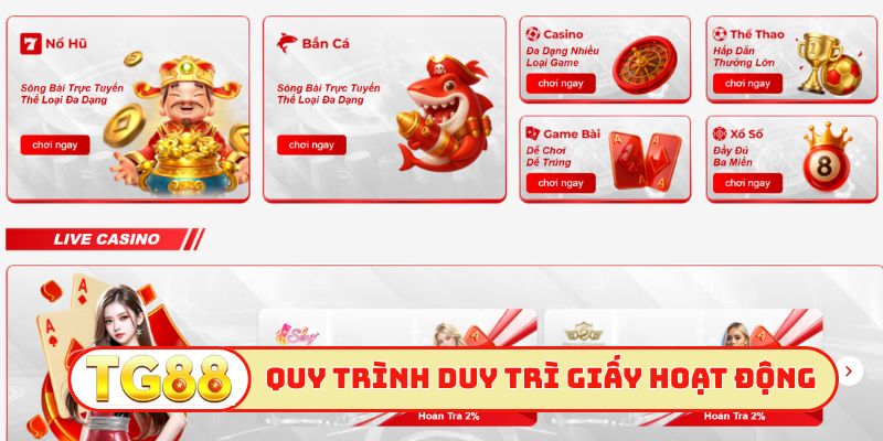Quy trình duy trì giấy phép hoạt động